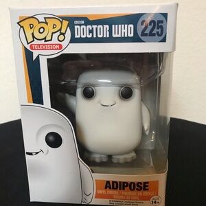 Funko Pop! Television BBC Doctor Who Adipose #225 Vinyl Figure Collectible NEW!